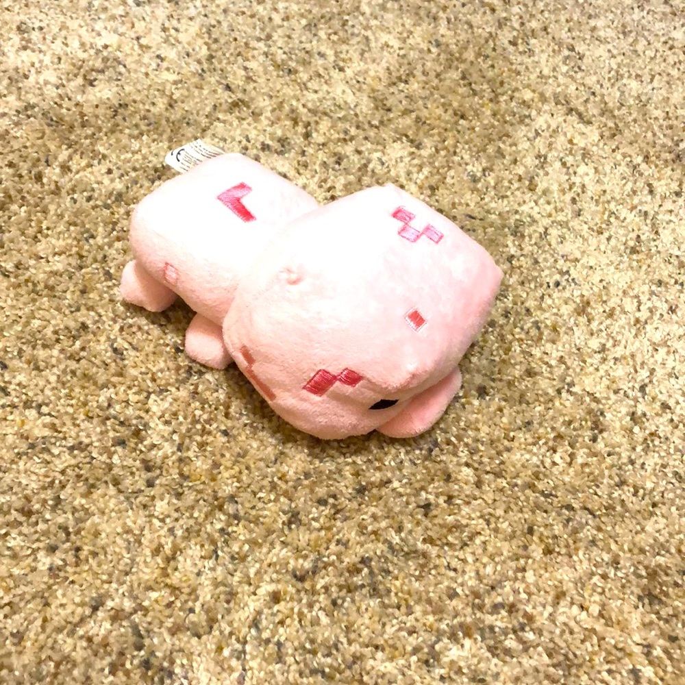 Minecraft pig plush stuffed animal